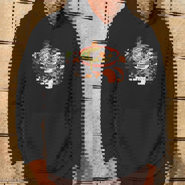 ラーメン寿司ダックスフント犬 パーカー ライフスタイル