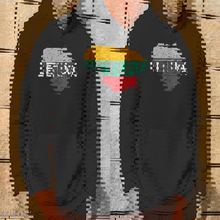 リトアニア国旗 Lietuva アンティーク調 メンズ レディース キッズ パーカー ライフスタイル