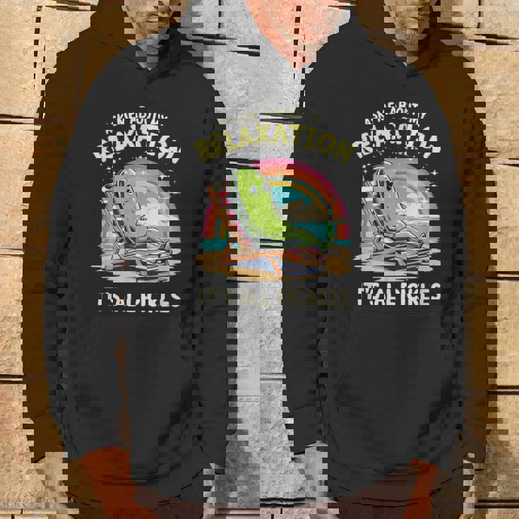 リラクゼーション聞いてピクルスモチベーション パーカー ライフスタイル