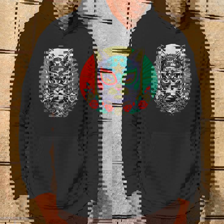 ルチャ リブレ クールキャットマスク ルチャドールマスク パーカー ライフスタイル