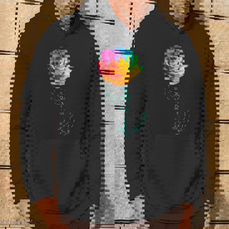 レインボー ローズ Lgbtq 花 パーカー ライフスタイル