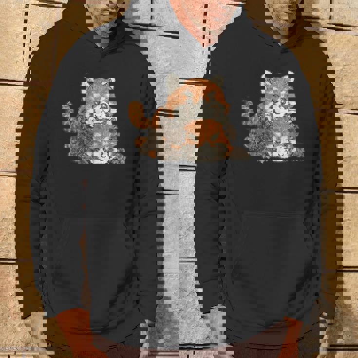 レッサーパンダ かわいい パンダ おもしろ 動物 アート イラスト パーカー ライフスタイル