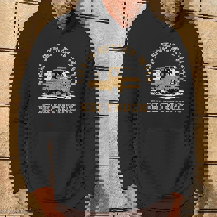 レトロ クラシック 軽トラック ピックアップトラック ヴィンテージデザイン パーカー ライフスタイル