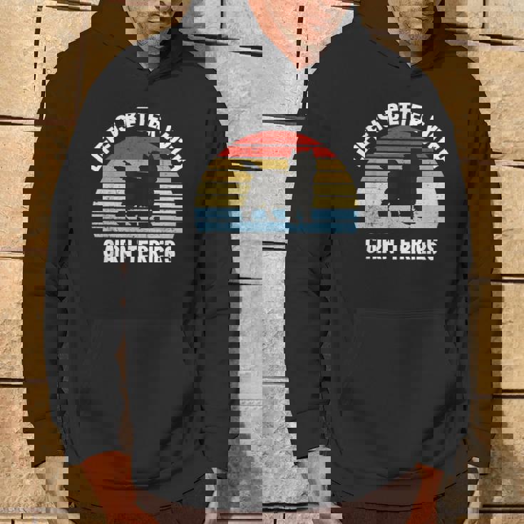 レトロ ケアンテリア 犬 パーカー ライフスタイル