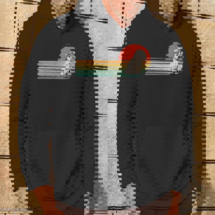 レトロ ヴィンテージ シーズー 子犬 ペット 犬 恋人 シーズー ママ お父さん パーカー ライフスタイル