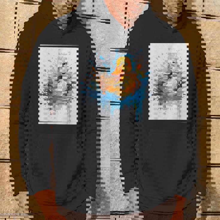 レトロアヒル パーカー ライフスタイル