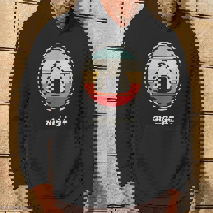 レトロヴィンテージ-日本食&カワイイアニメおにぎり パーカー ライフスタイル