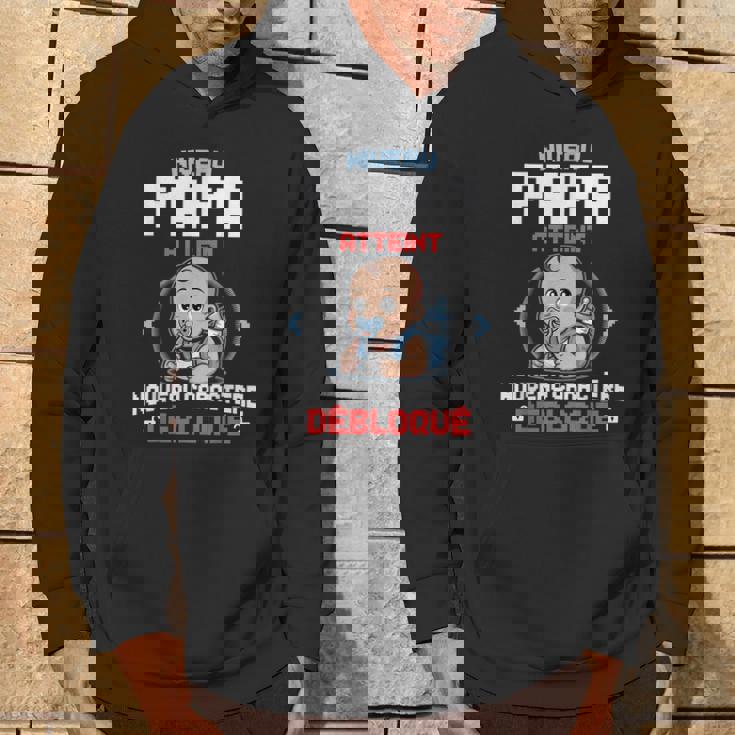 レベル お父さん アンロック 未来 父 息子 アナウンス 妊娠 ゲーマー パーカー ライフスタイル