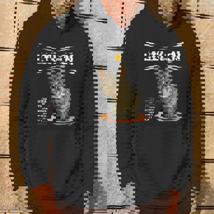 ロックオンなねこ 狙う猫 Cat パーカー ライフスタイル