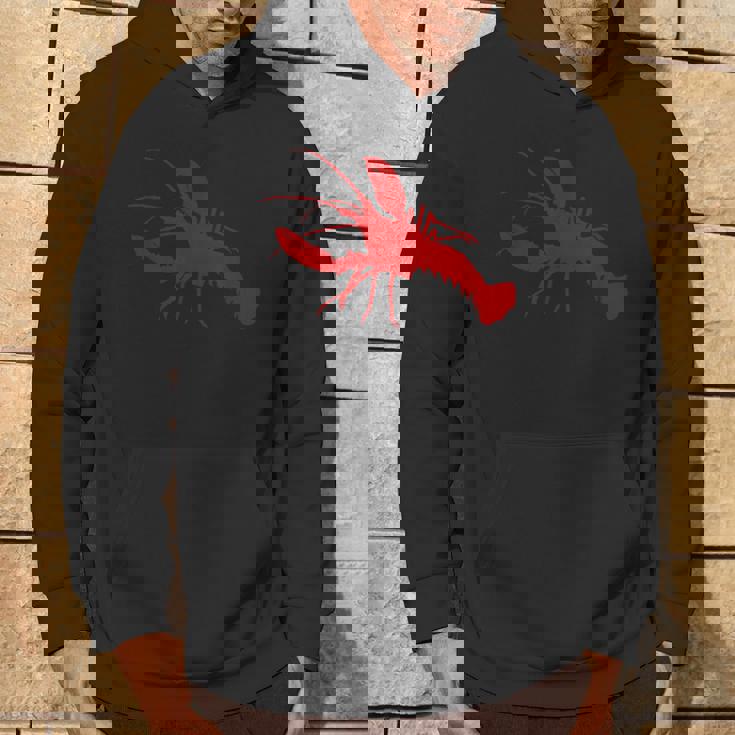 ロブスターレッドシルエット パーカー ライフスタイル