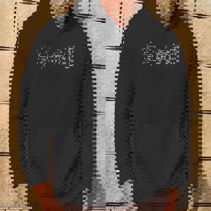 ロードバイク ラインアート 自転車 サイクリング バイカー サイクリスト パーカー ライフスタイル