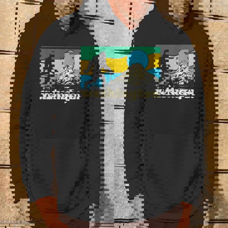 ワシントン州立大学ホームマウンテンズ ビッグフット サスカッチ イエティ ギフト パーカー ライフスタイル