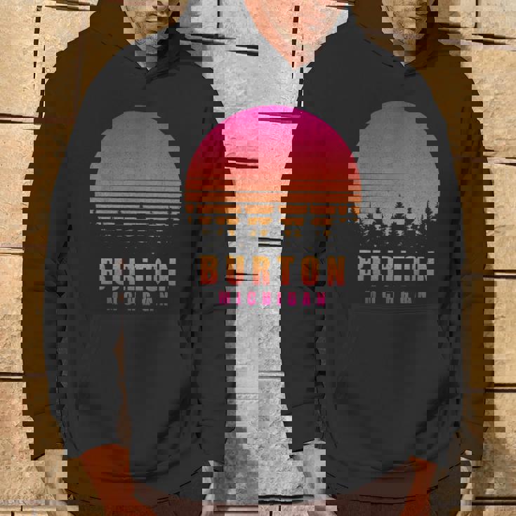 ヴィンテージ Burton Michigan Mi レトロ 70年代 80年代 グラフィック お土産 パーカー ライフスタイル