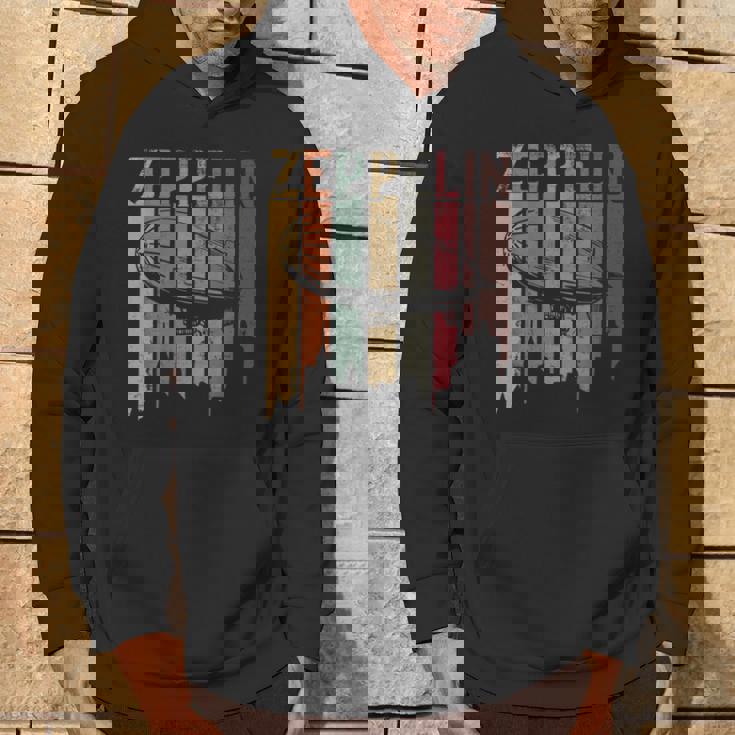 ヴィンテージ レトロ ツェッペリン 飛行船 アンティーク調 パーカー ライフスタイル