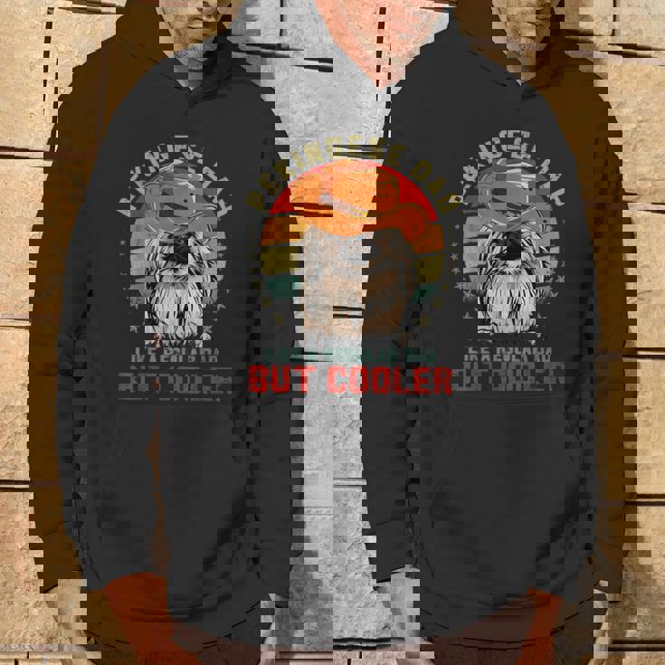 ヴィンテージ レトロ ペキニーズパパ Like Regular Dad But Cooler パーカー ライフスタイル