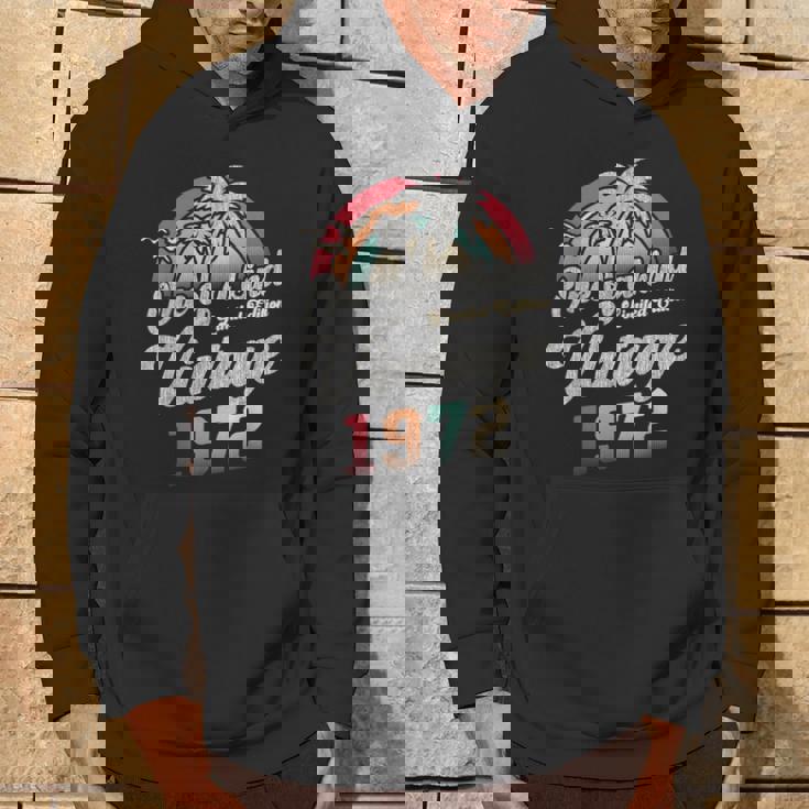 ヴィンテージ1972バースデー53年パームツリー レトロ パーカー ライフスタイル