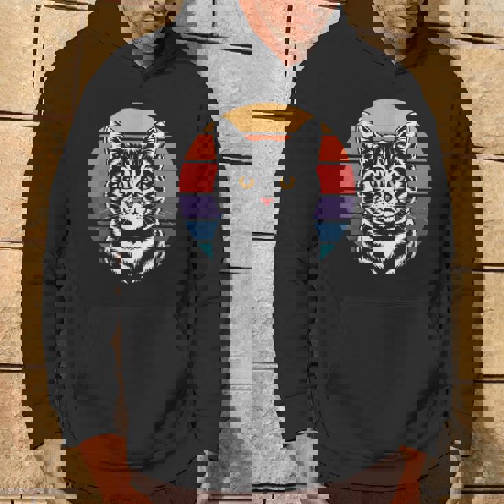 ヴィンテージ猫 パーカー ライフスタイル