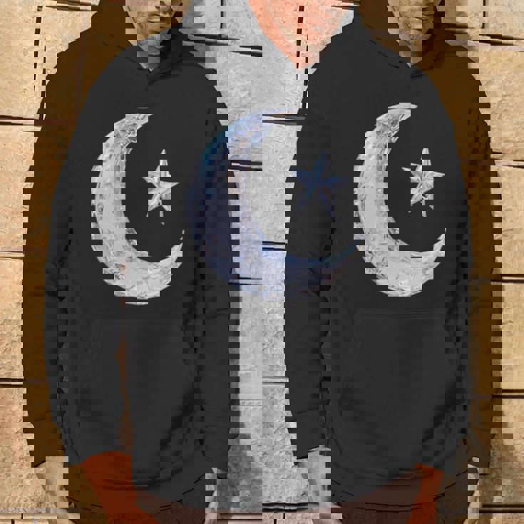 三日月と星 パーカー ライフスタイル