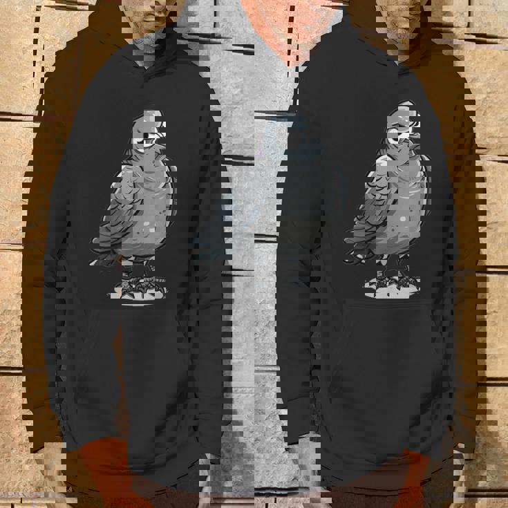 不機嫌そうなピジョン I カートゥーンピジョン パーカー ライフスタイル