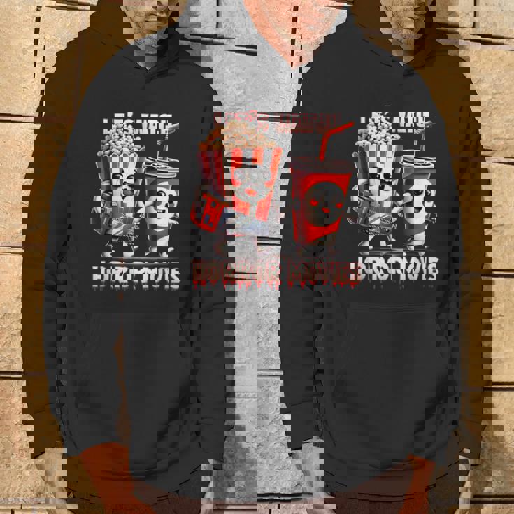 不気味なハロウィン映画愛好家 ホラー映画を見よう パーカー ライフスタイル