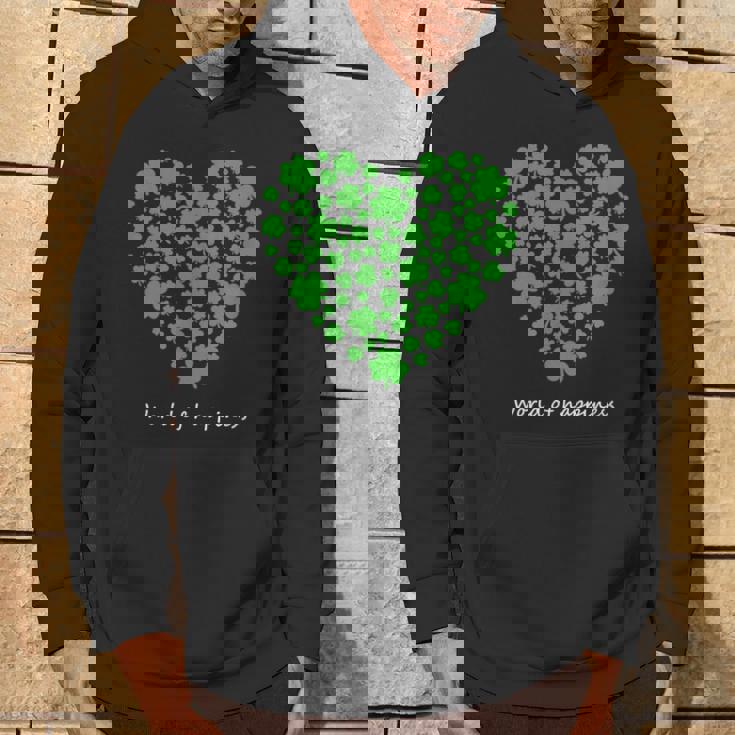 世界中の幸せを願う 可愛い ハート クローバー 反戦 平和 パーカー ライフスタイル