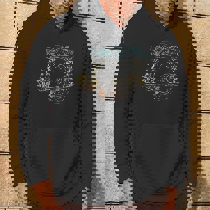 丸鋸ツール レトロ ヴィンテージ 職人 大工 パーカー ライフスタイル