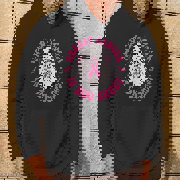 乳がんはブーシート ゴースト ピンクリボン ハロウィン パーカー ライフスタイル