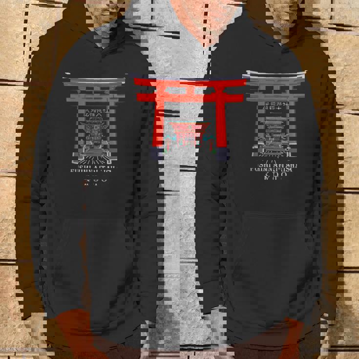 京都、日本、神社、伏見稲荷大社、ドローイング パーカー ライフスタイル