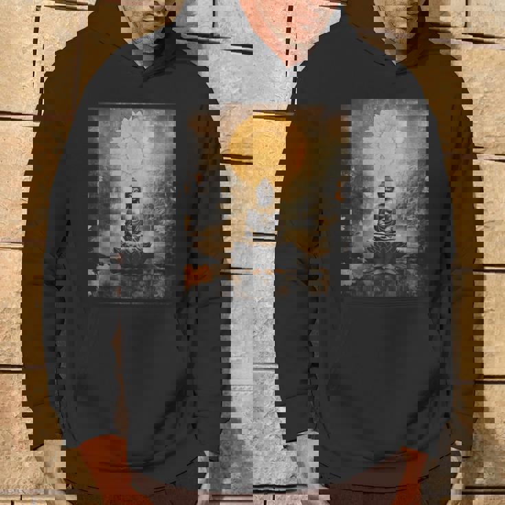 仏陀レトロ パーカー ライフスタイル