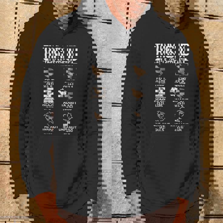 余暇にやること ウズラの鳥狩り ウズラ パーカー ライフスタイル