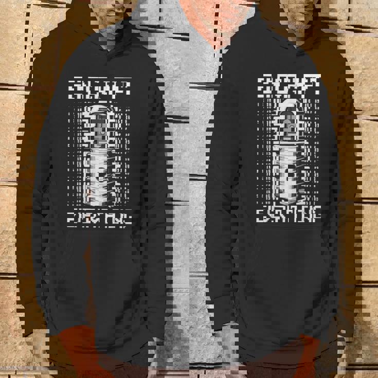 倫理的ハッキング アナリスト 倫理的サイバーセキュリティ Encrypt Everything パーカー ライフスタイル