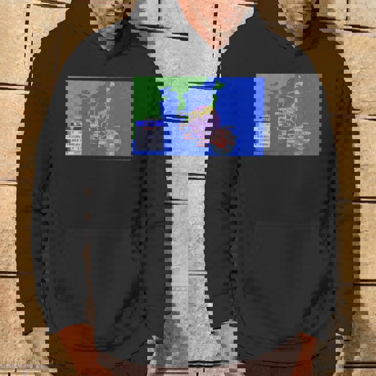 台風情報デザイン パーカー ライフスタイル