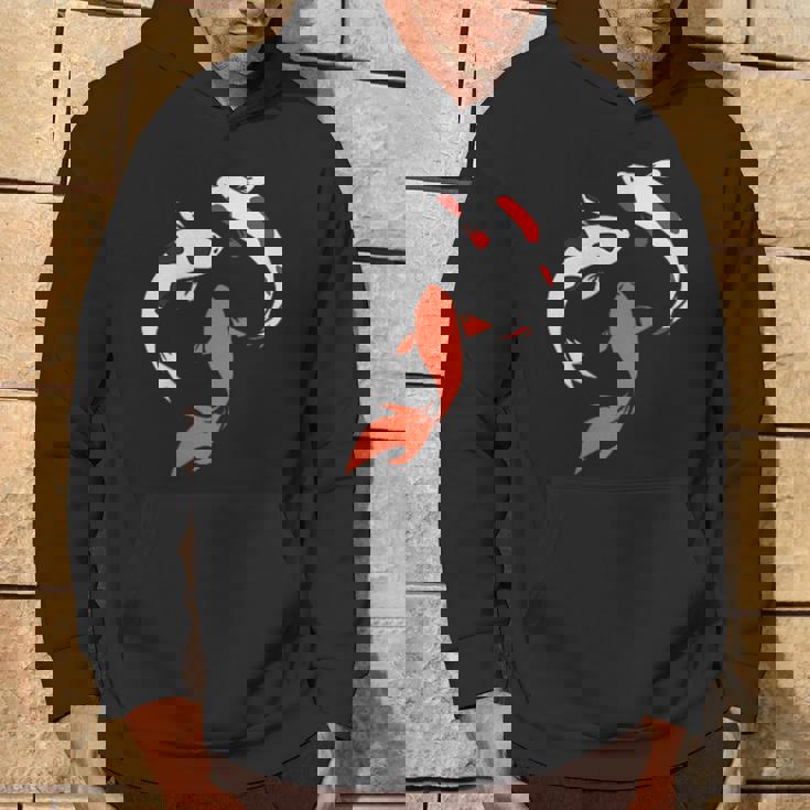 国産鯉 庭 池 魚 パーカー ライフスタイル