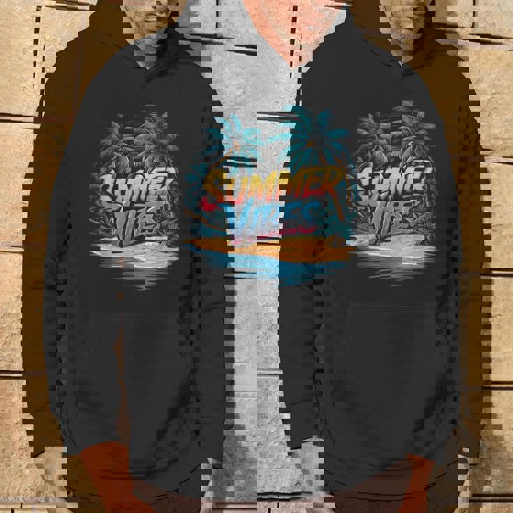 夏 バイブ トロピカル ビーチ ヤシの木 オーシャン サンシャイン パーカー ライフスタイル