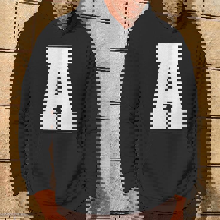 大文字 A アルファベットモノグラム イニシャル パーカー ライフスタイル