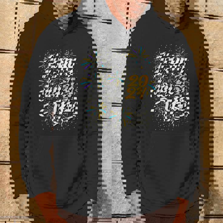 大晦日パーティー用品 2024 ハッピーニューイヤー花火 パーカー ライフスタイル