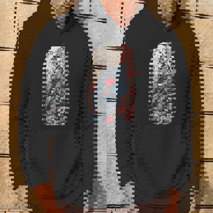 妖怪猫 着物美桜風 パーカー ライフスタイル