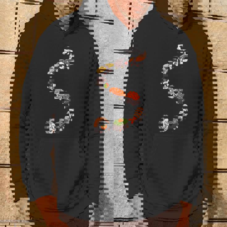 寿司 の 電車 すし いくら サーモン たまご 鉄火巻き パーカー ライフスタイル