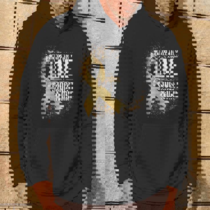 小児がん啓発 最強の薬 ゴールドリボン パーカー ライフスタイル