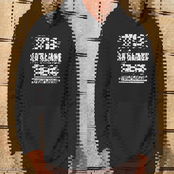 巨大サンショウウオのこと 理解できないアニナル愛好家 パーカー ライフスタイル