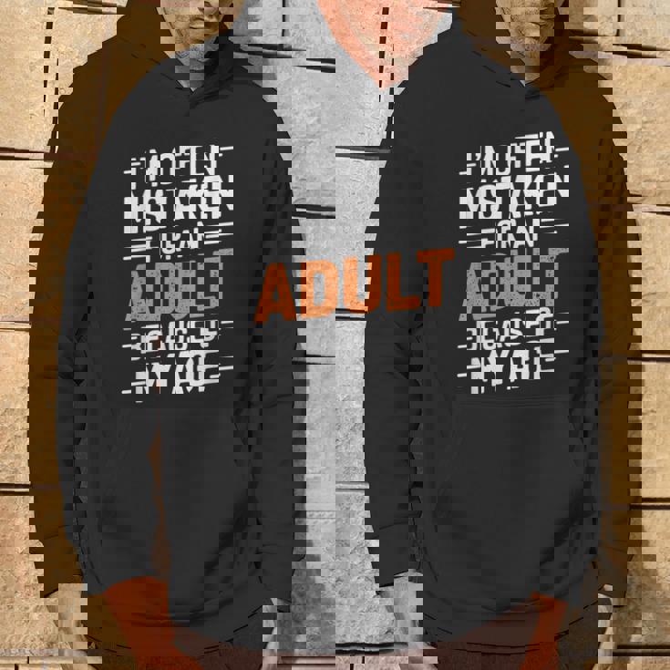 年齢のせいでよく大人と間違われる パーカー ライフスタイル