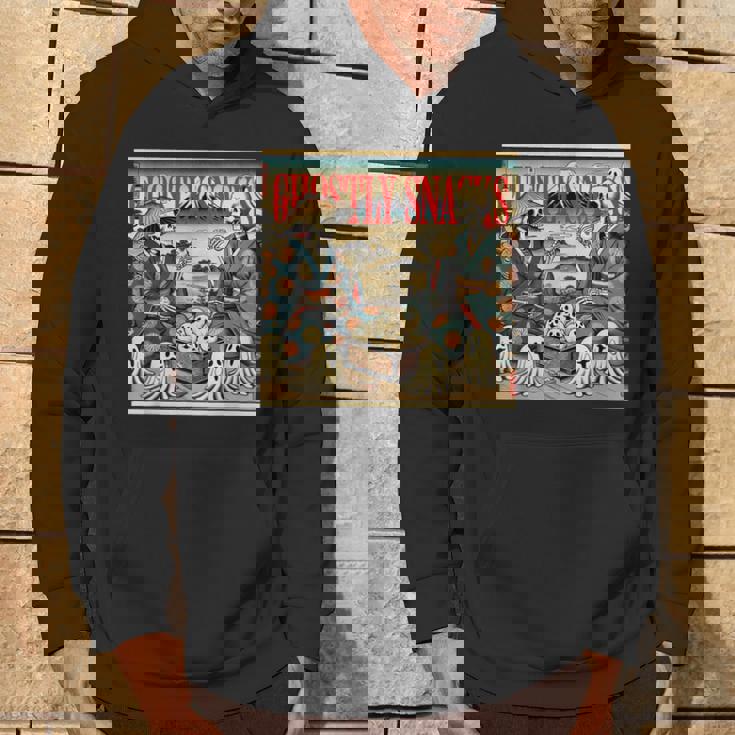 幽霊おやつ パーカー ライフスタイル