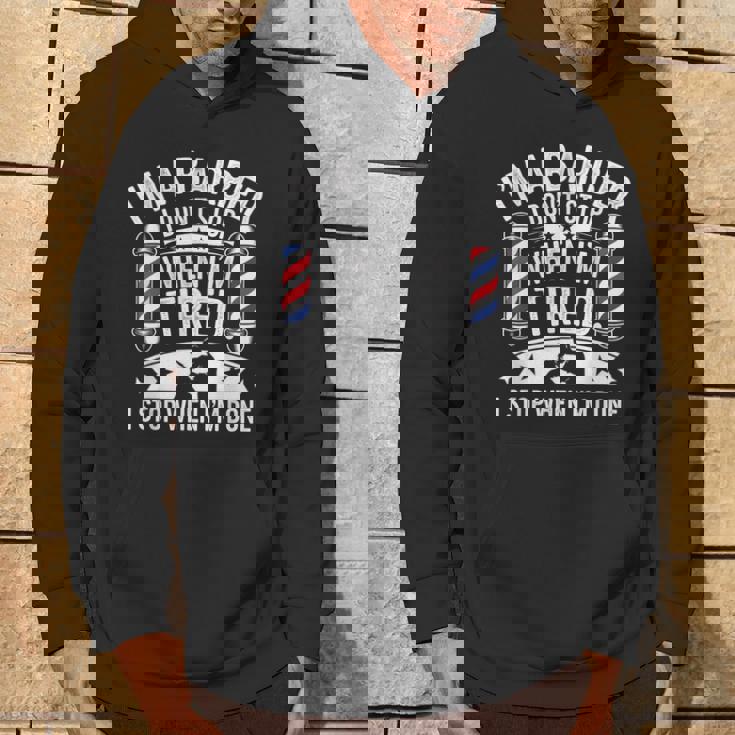 床屋疲れたらやめちゃくちゃおもしろい美容師 パーカー ライフスタイル