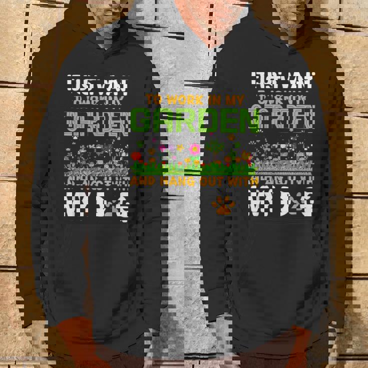 庭で働いて犬とたむろしたい パーカー ライフスタイル