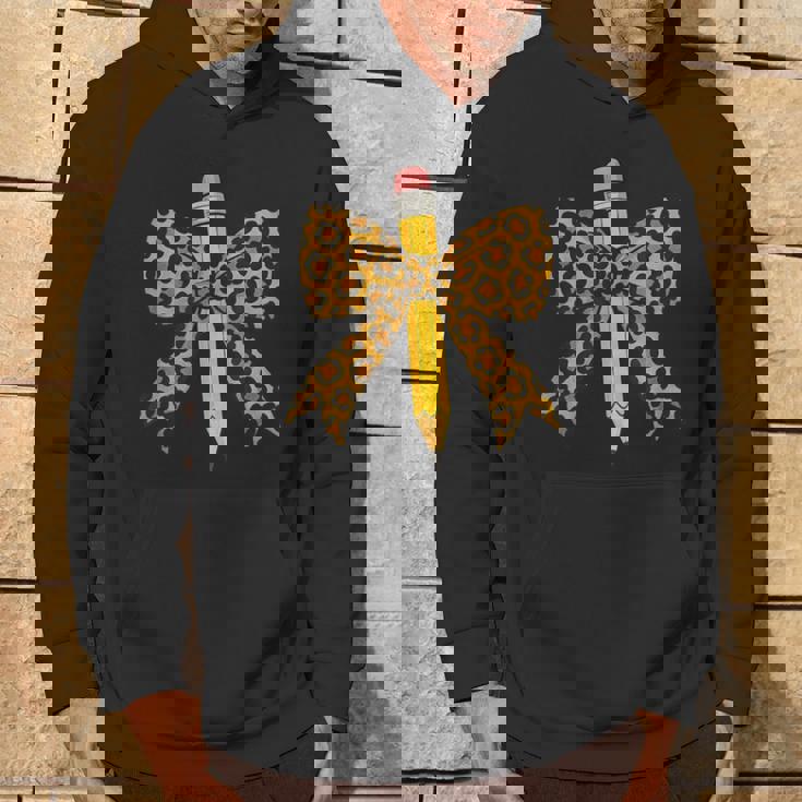 弓鉛筆 ヒョウ柄 初日 新学期 パーカー ライフスタイル