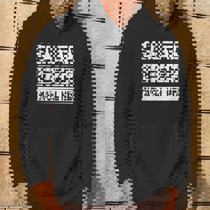 必要なのはサウナ&ビール パーカー ライフスタイル