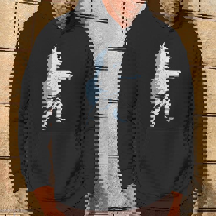 愉快な空手犬 日本のスピッツ パーカー ライフスタイル