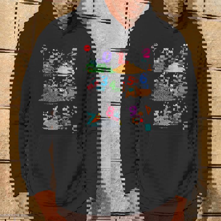 数学の日のコスチューム アイデアに数字付き キッズ 数学 数字 パーカー ライフスタイル