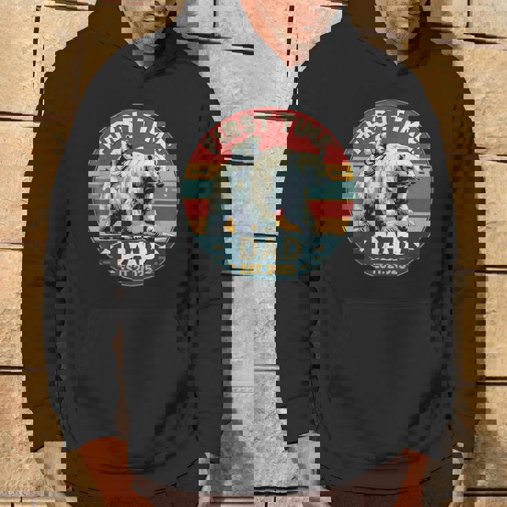 新しいお父さんと赤ちゃん熊の初めての父の日エスト2025 パーカー ライフスタイル