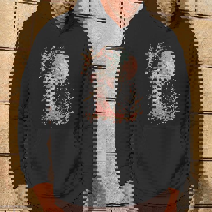 日本の伝統的な弓道アーチェリーアート桜のデザイン。 パーカー ライフスタイル